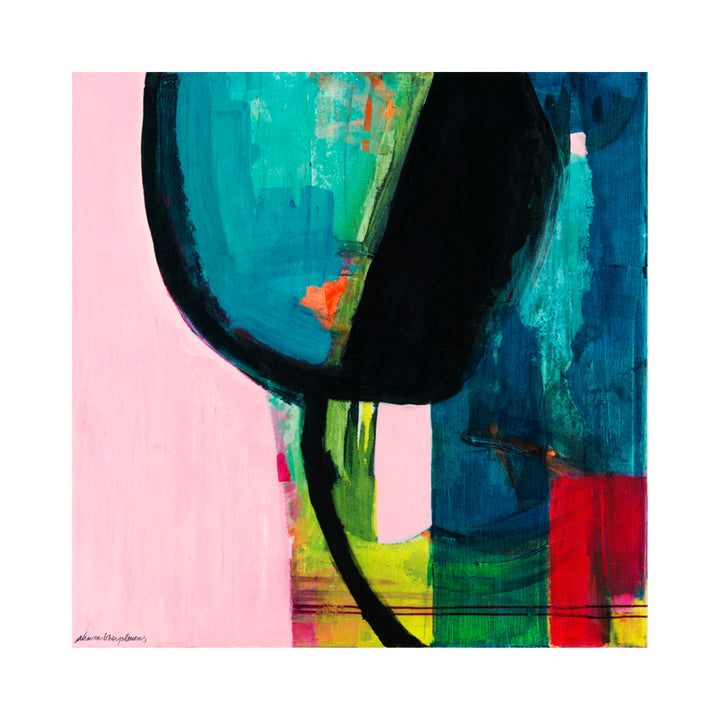 Aerial View and Pink Gate