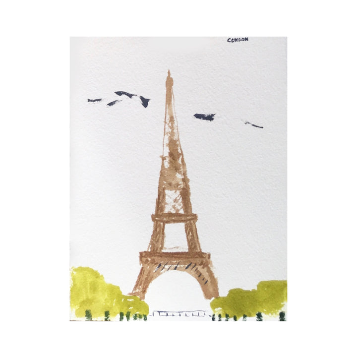 Sitting on the Grass by the Tour Eiffel