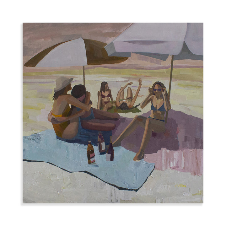 The Parasols Fluttered and Faded in the Hot Sun, and we Wondered Whether to go Home or Keep the Moment Alive