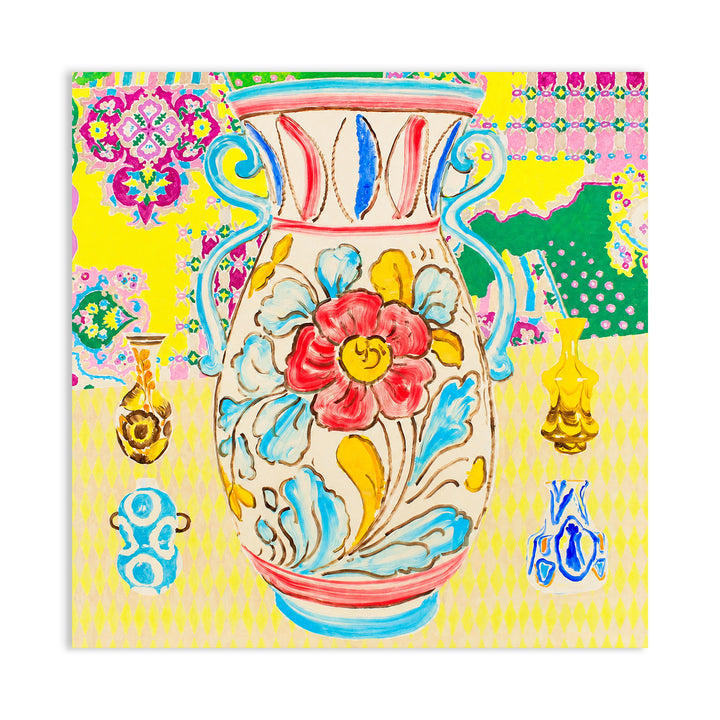 Big Floral Vase