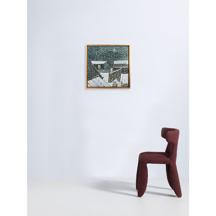 Paris rooftops in the snow, i