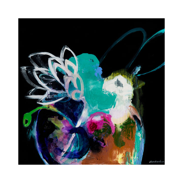 Protea and Blue Bowl