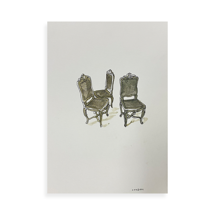 Three Chairs at the Chateau