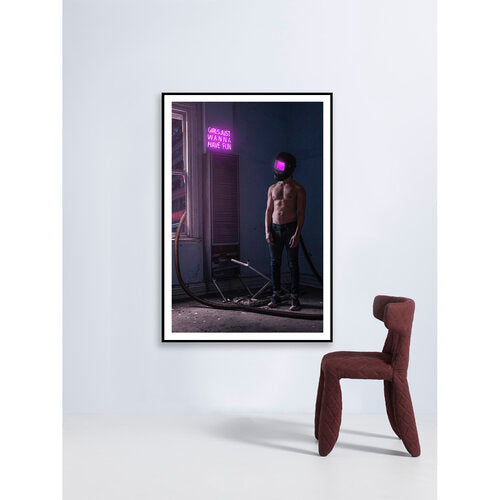 Daniel Anderson is not only an extremely accomplished Photographer, but an entirely intriguing artist. His mind is swarming with imagery that erupts constantly into ever evolving portraiture exploring human identity, emotion and existence.
