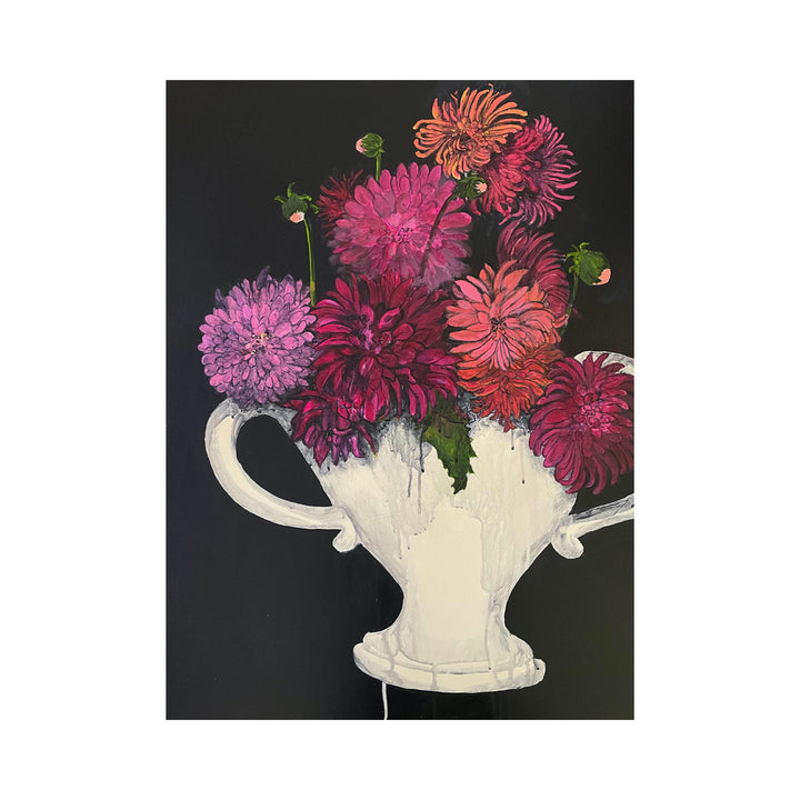 An Explosion of Dahlias