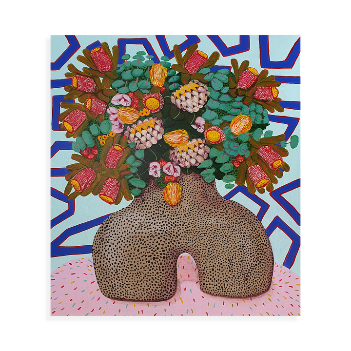 Wildflowers In Arched Vase