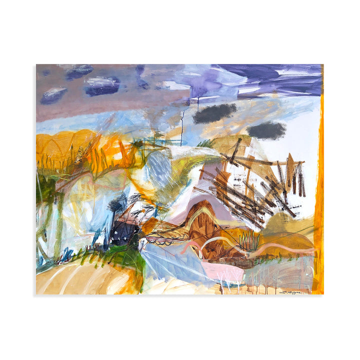 A Brief Fall of Rain on Lindis Pass