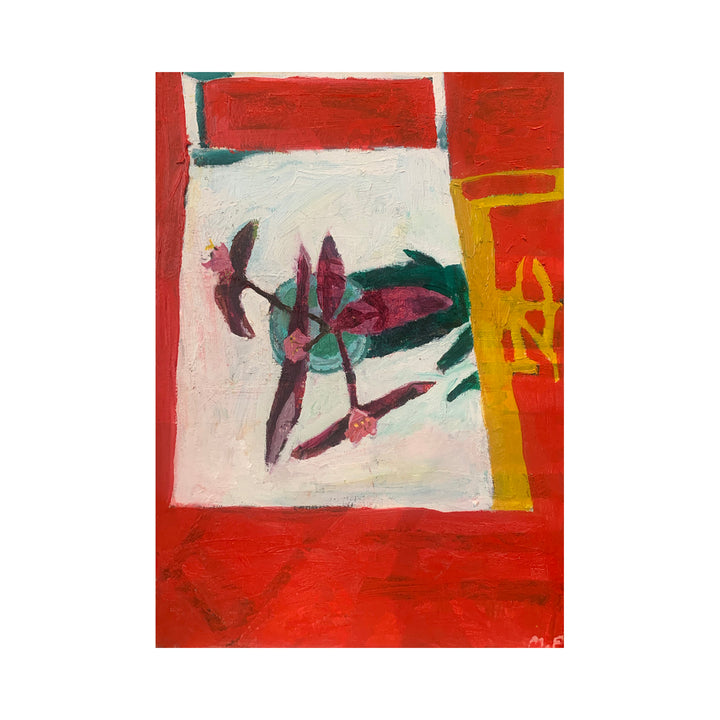 Purple sidewalk flower