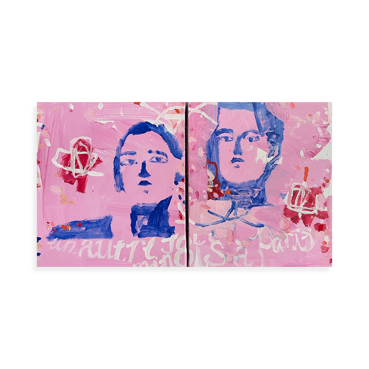 Just Another Pretty Face in Paris (diptych)