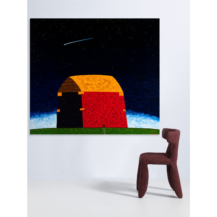 House with Comet