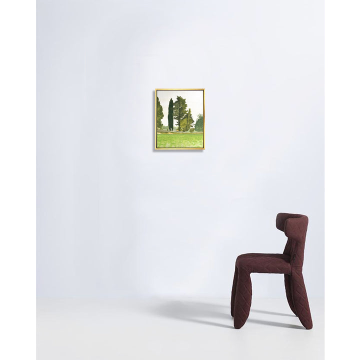 Trees at the end of a Field, Maussane #38