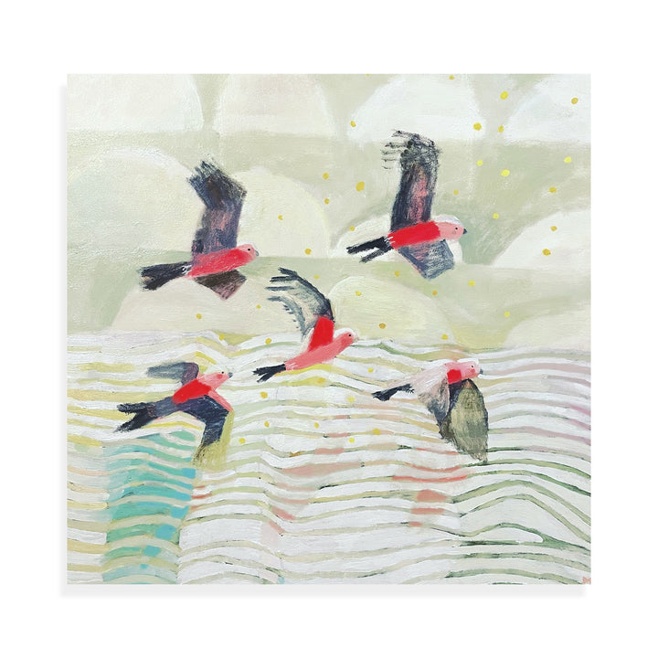 Sun Showers Over the Ocean